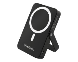 Powerbank VERBATIM Charge 'n' Go 10000mAh s postoljem, magnetsko bežično punjenje 15/20W, crni