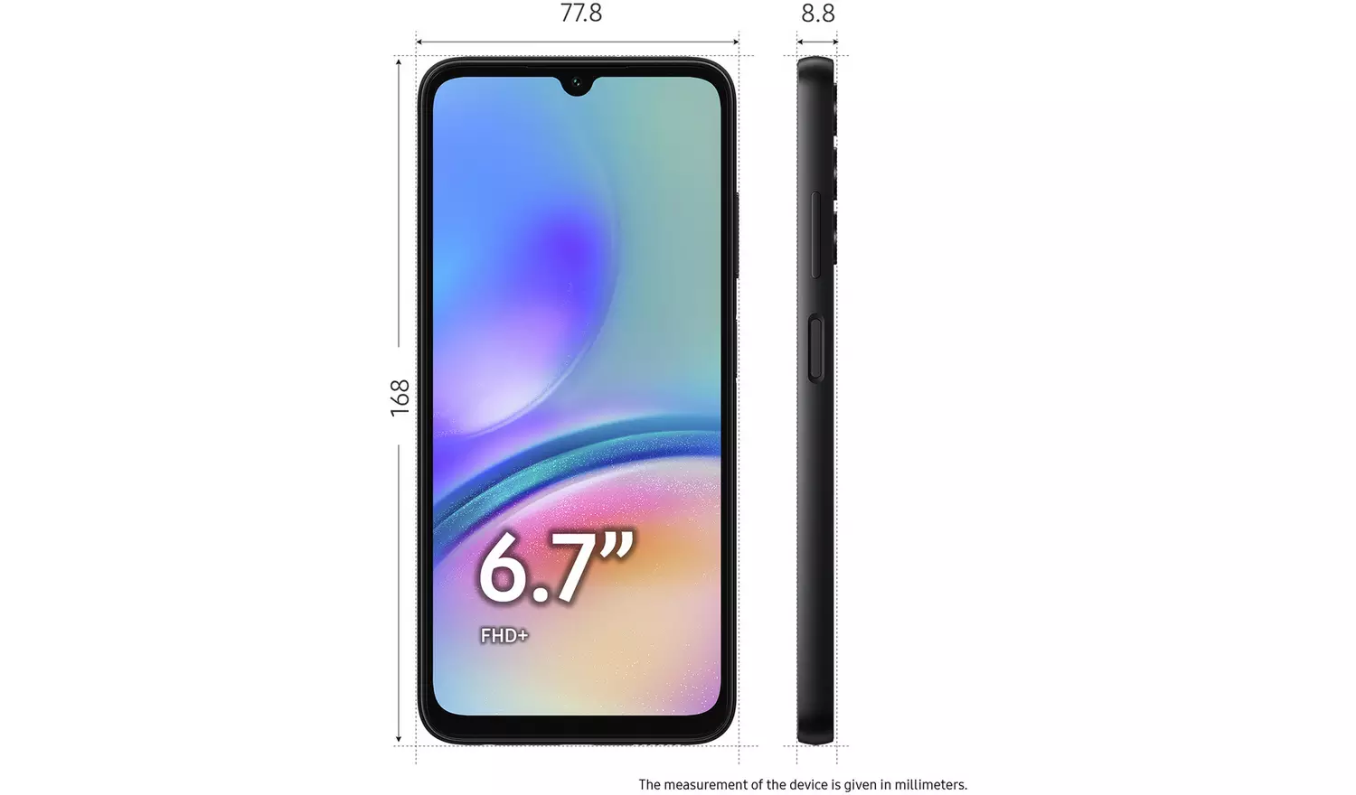 Mobitel SAMSUNG A05s DS 4GB/64GB crni EU-4
