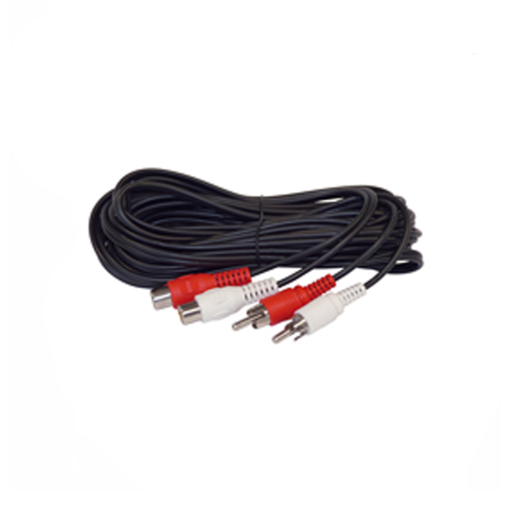 Audio kabel MAXCABLE 2RCA M - 2RCA F, 10m