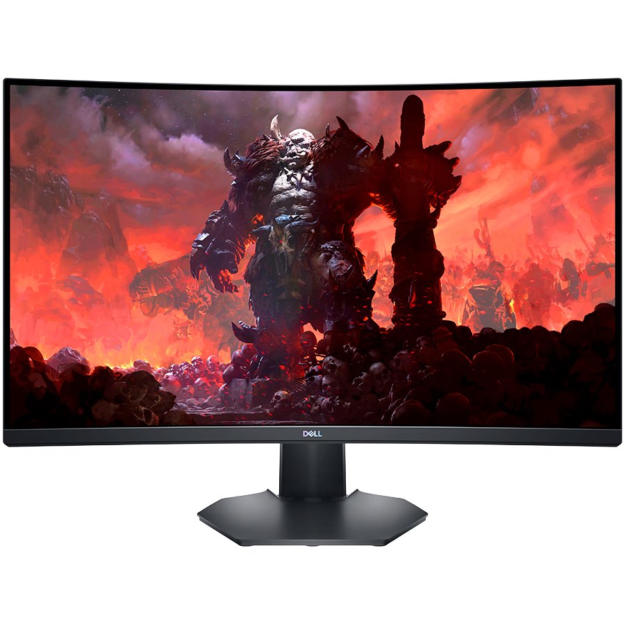Monitor DELL S3222DGM-09 (curved 31.5in, 2560x1440, QHD, VA, antiglare, 169, 30001, 350 cd/m2, AMD FreeSync Premium, 2ms/1ms, 178/178, DP, HDMI, audio line-out, tilt, height adjust)