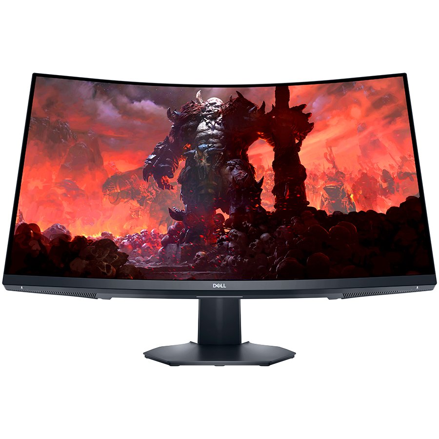 Monitor DELL S3222DGM-09 (curved 31.5in, 2560x1440, QHD, VA, antiglare, 169, 30001, 350 cd/m2, AMD FreeSync Premium, 2ms/1ms, 178/178, DP, HDMI, audio line-out, tilt, height adjust)-2