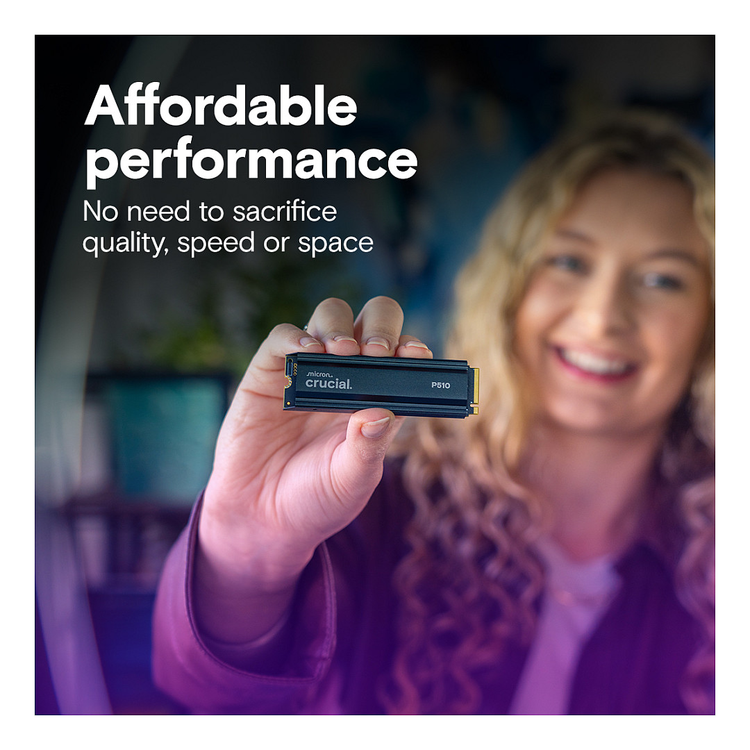 SSD CRUCIAL CT2000P510SSD5 (2TB, PCIe Gen5, NVMe, M.2 2280, s hladnjakom)-4