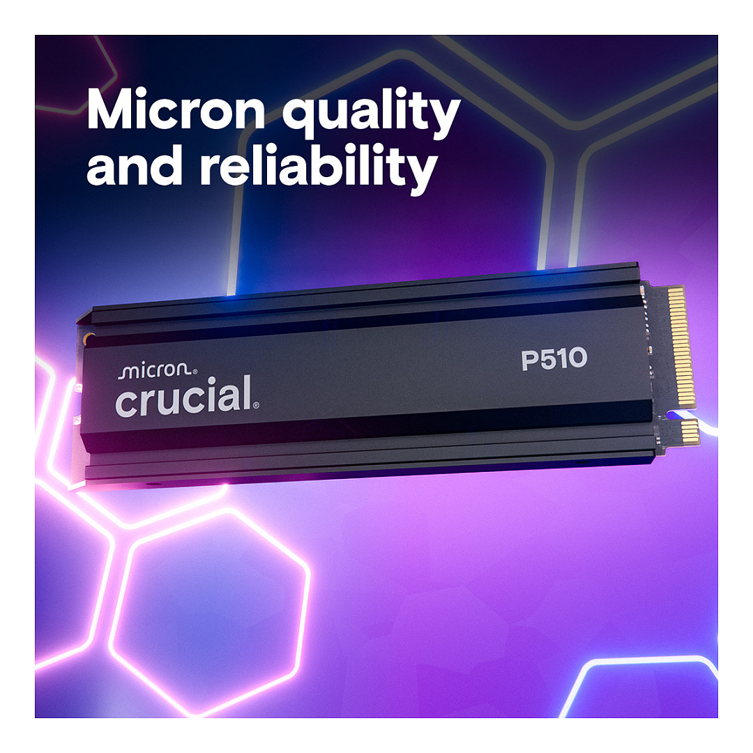 SSD CRUCIAL CT2000P510SSD5 (2TB, PCIe Gen5, NVMe, M.2 2280, s hladnjakom)-6