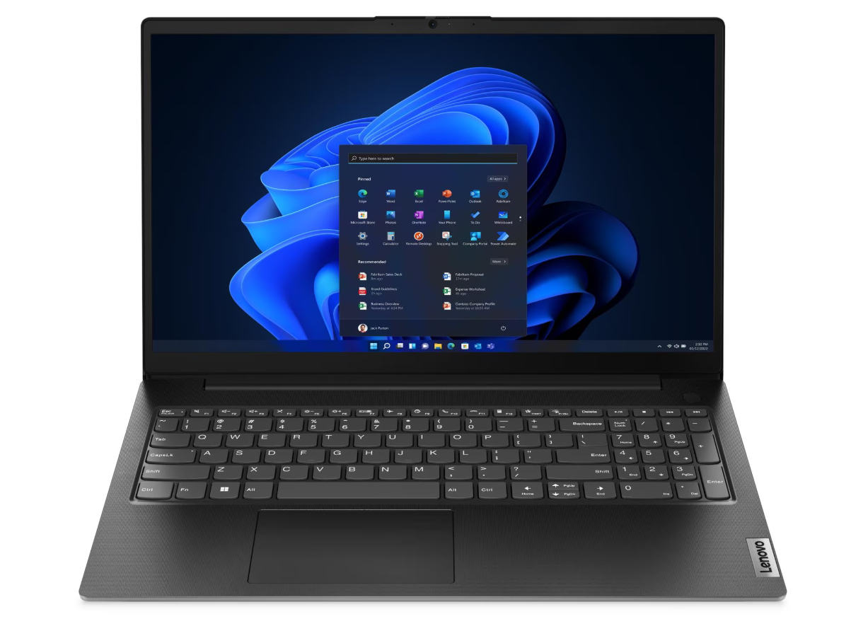 Laptop LENOVO V15 4G AMN (15,6" FHD IPS, AMD Ryzen 7 7520U, 16 GB RAM, 512 GB SSD, AMD Radeon Graphics, Windows 11 Pro) + POKLON TORBA i MIŠ-0