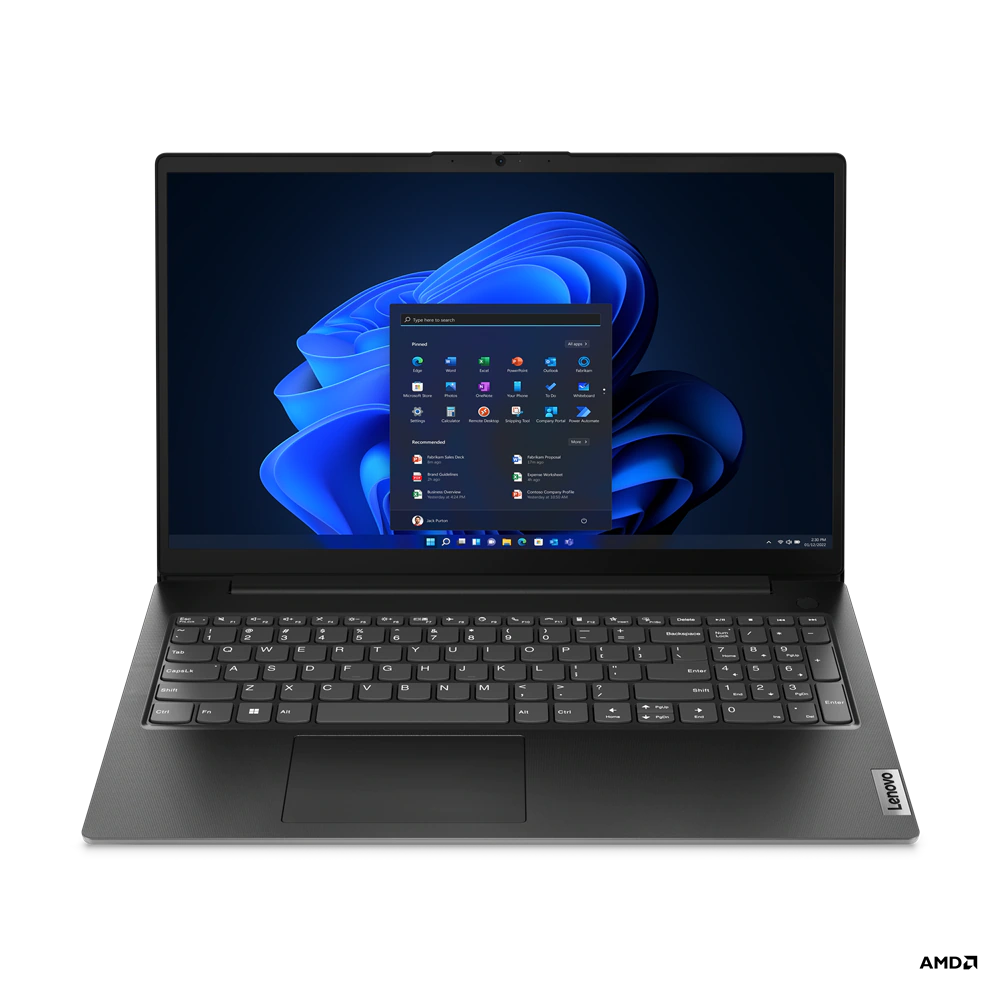 Laptop LENOVO V15 4G AMN (15,6" FHD IPS, AMD Ryzen 7 7520U, 16 GB RAM, 512 GB SSD, AMD Radeon Graphics, Windows 11 Pro) + POKLON TORBA i MIŠ-5