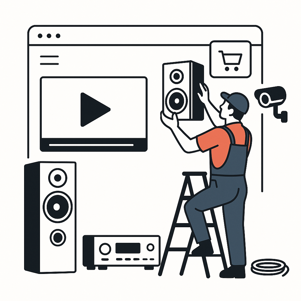 Usluga instalacije AV opreme