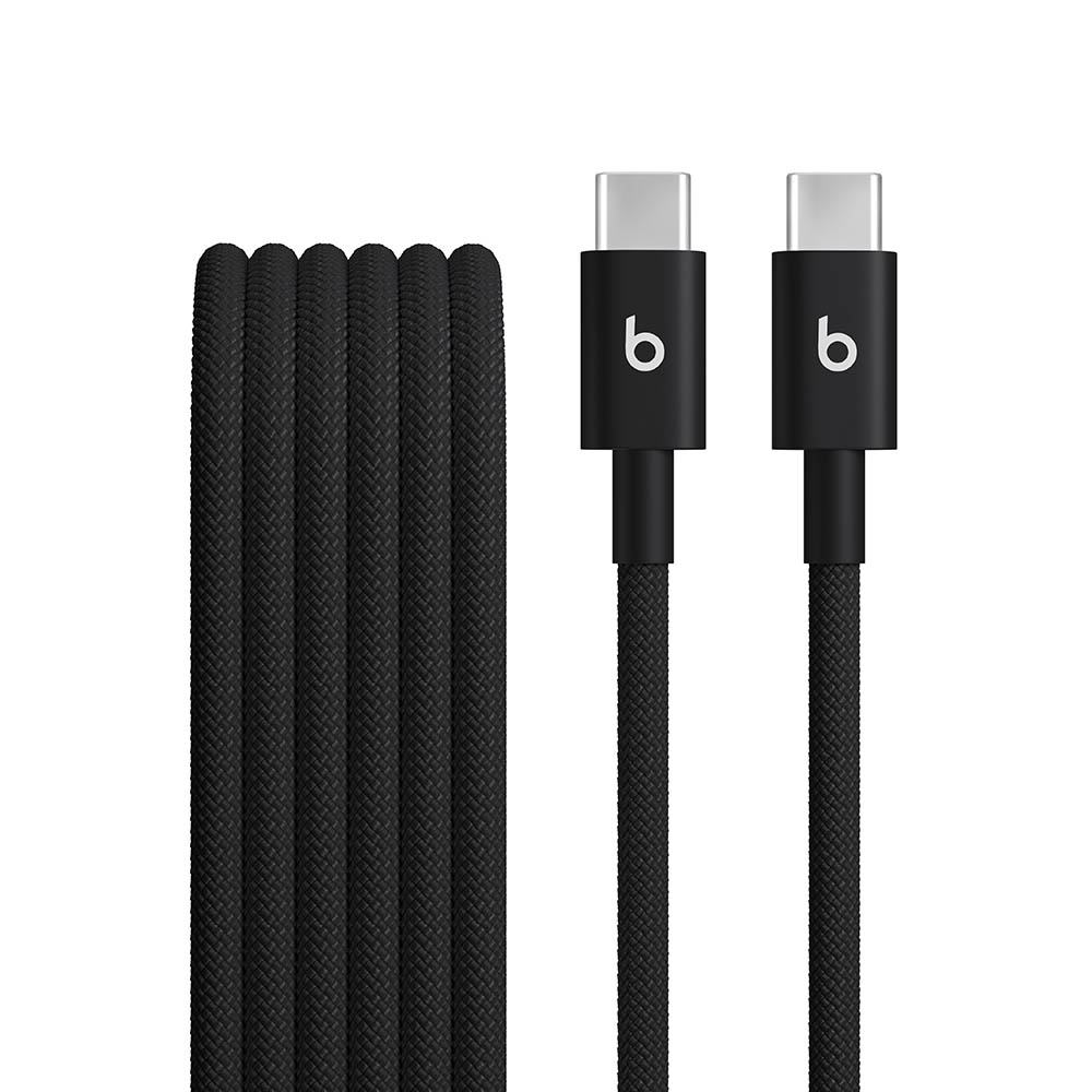 Kabel APPLE Beats USB-C na USB-C, tkanina, 1.5 m, Bolt Black (2 komada u pakiranju)-0