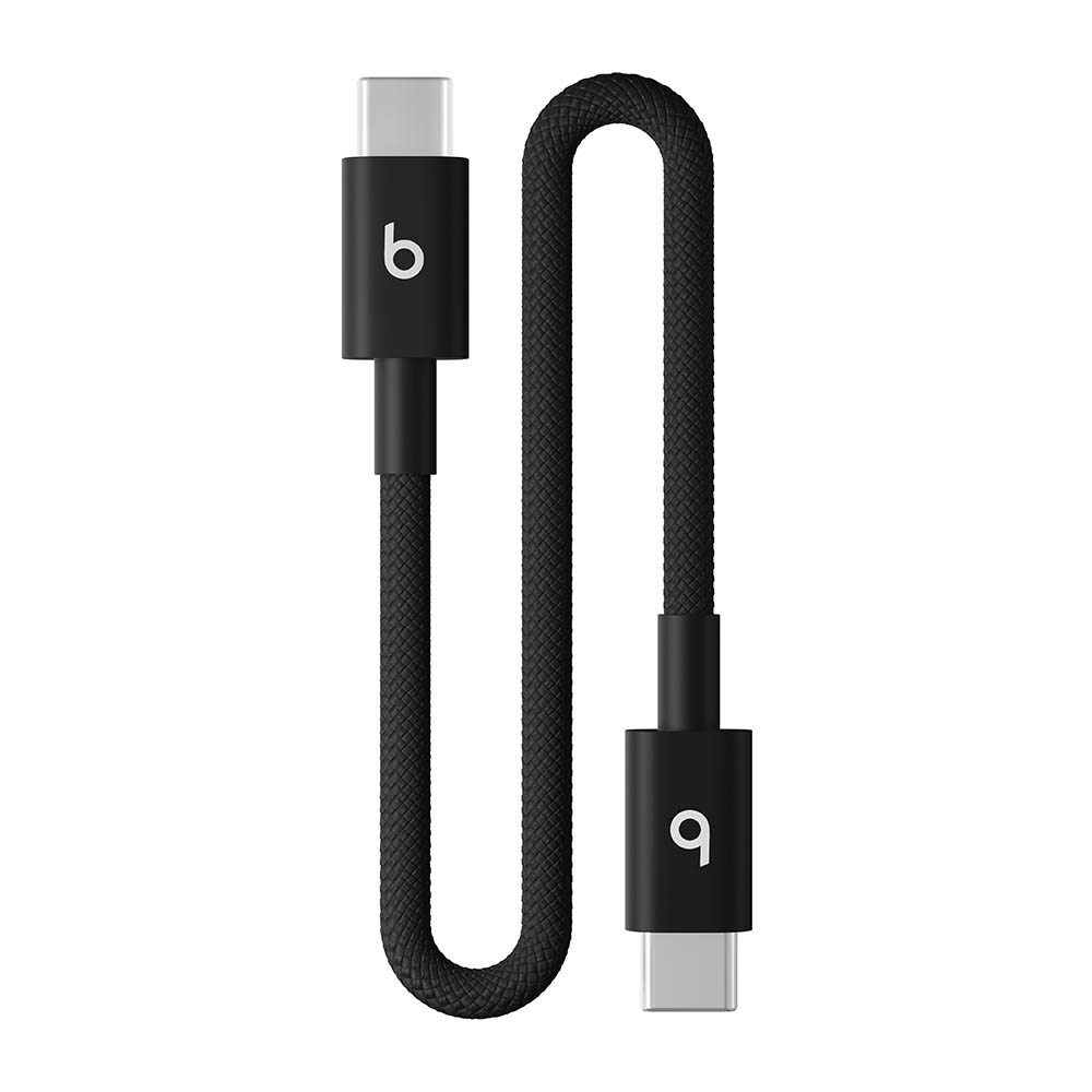 Kabel Beats USB-C to USB-C Woven Short Cable (20 cm) - Bolt Black-0