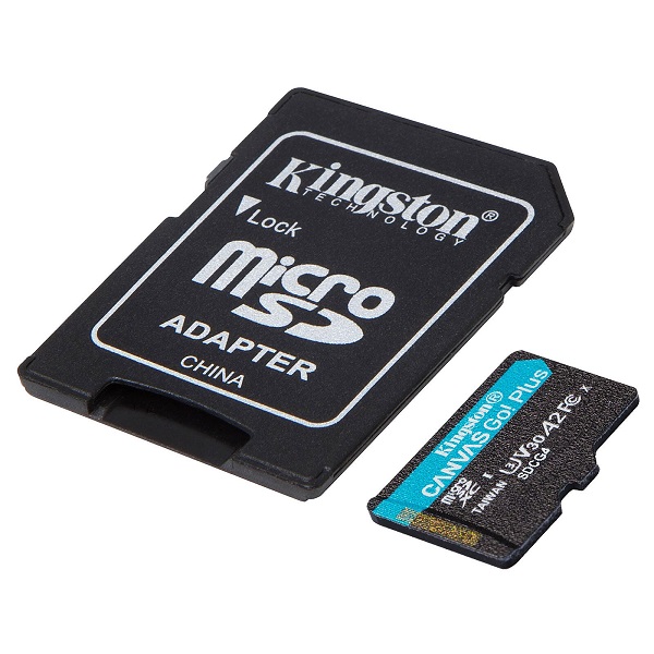 Card Kingston Canvas Go Plus MicroSD +ADP  64GB