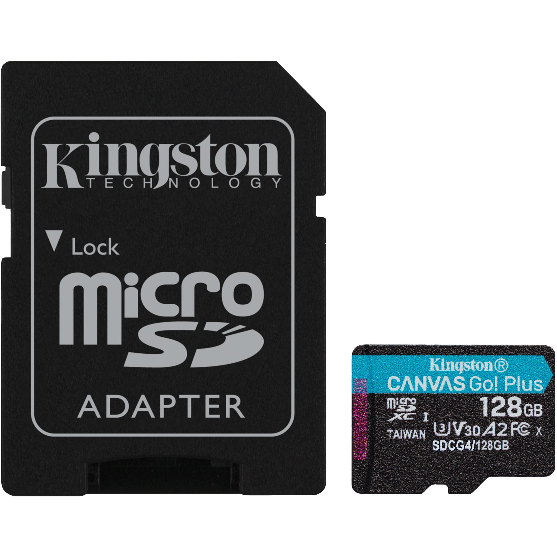 Card Kingston Canvas Go Plus MicroSD +ADP 128GB-7