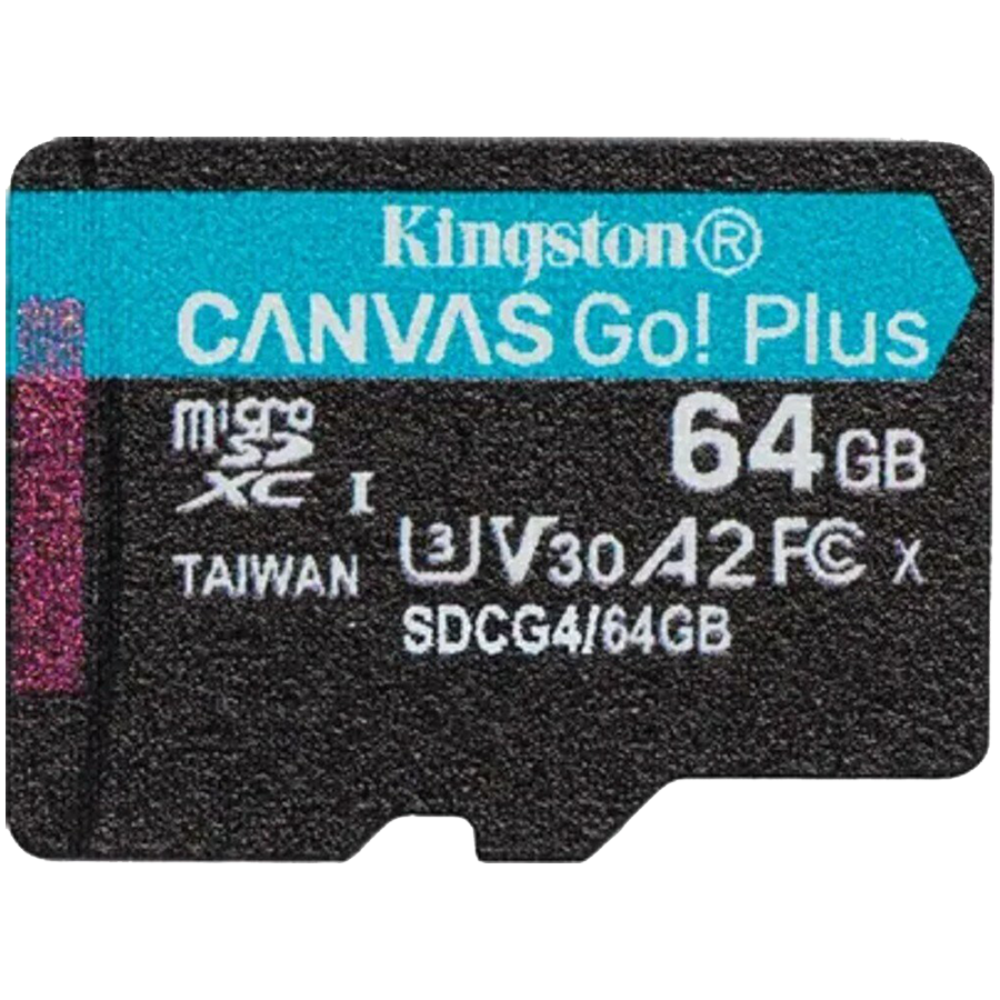 Card Kingston Canvas Go Plus MicroSD 64GB-0