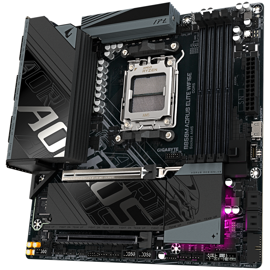 Matična ploča GIGABYTE AMD AM5 B850M AORUS ELITE WIFI6E-6