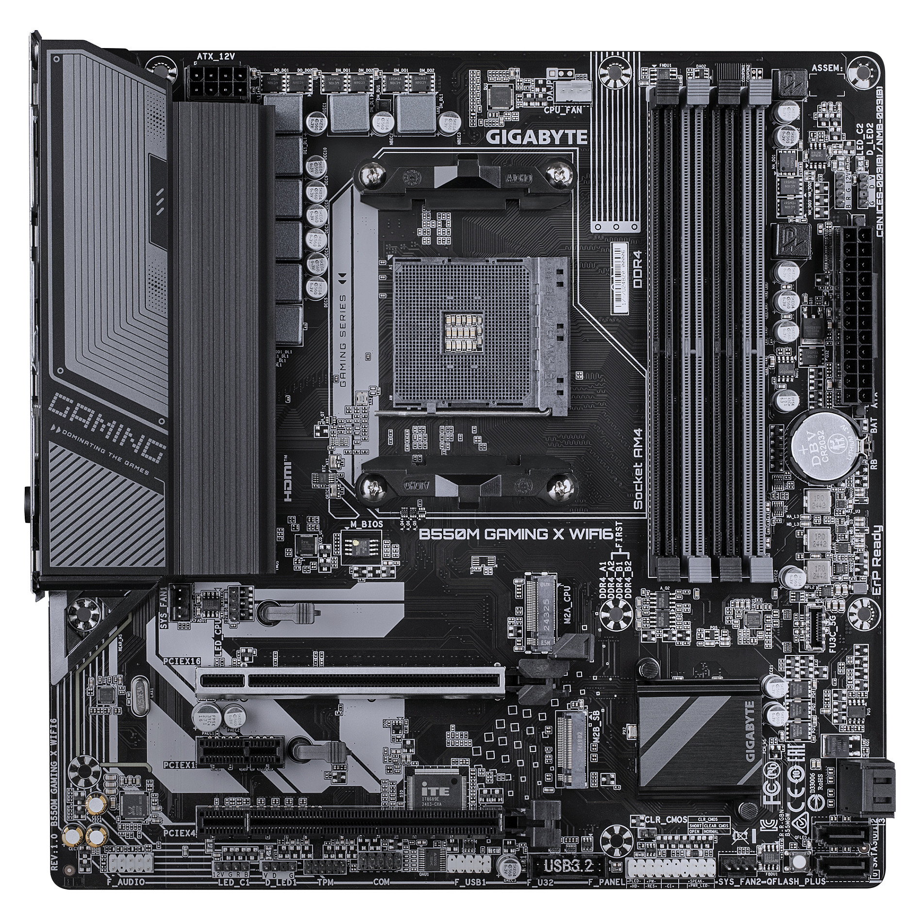 Matična ploča GIGABYTE AMD AM4 B550M GAMING X WIFI6-5
