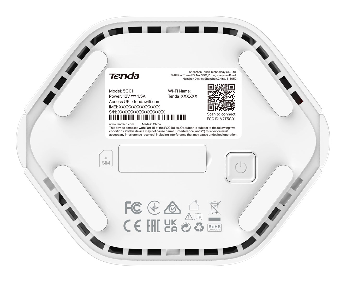 Router Tenda 5G01 AX1500 Wi-Fi 6 5G NR-2