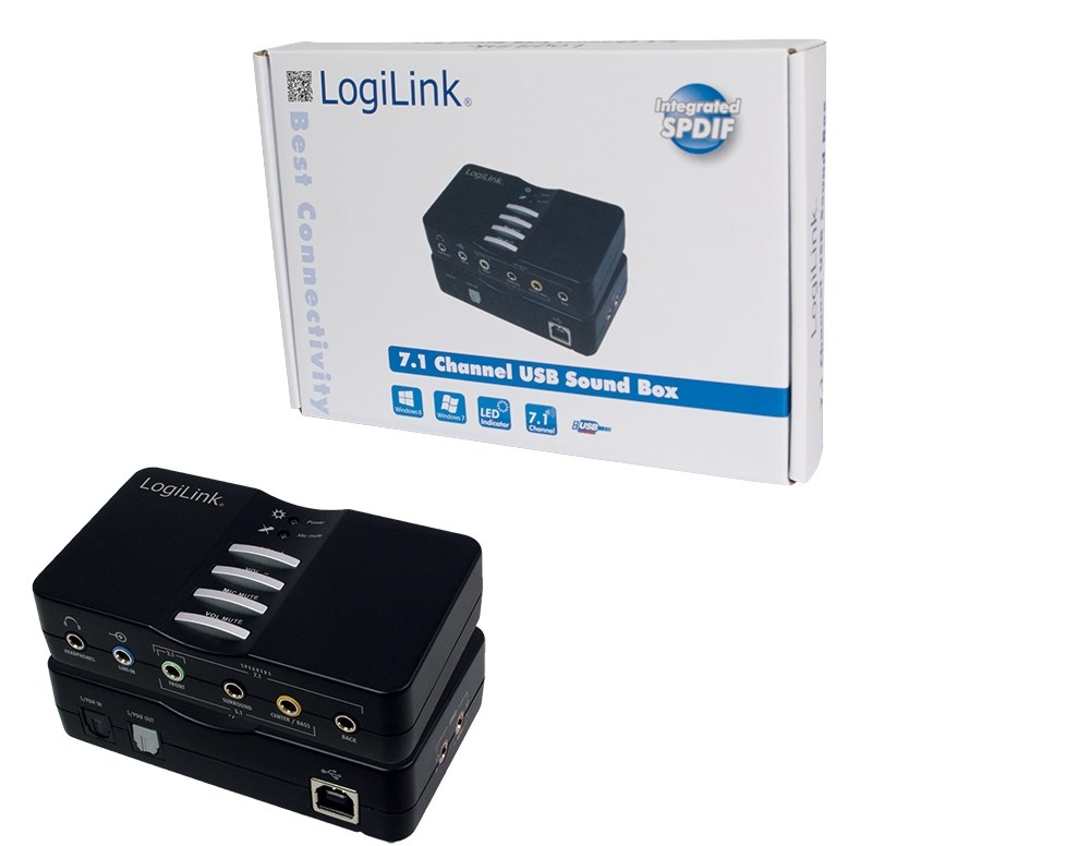 LogiLink USB Sound Box Dolby 7.1 8-Channel 7.1 kanala-0