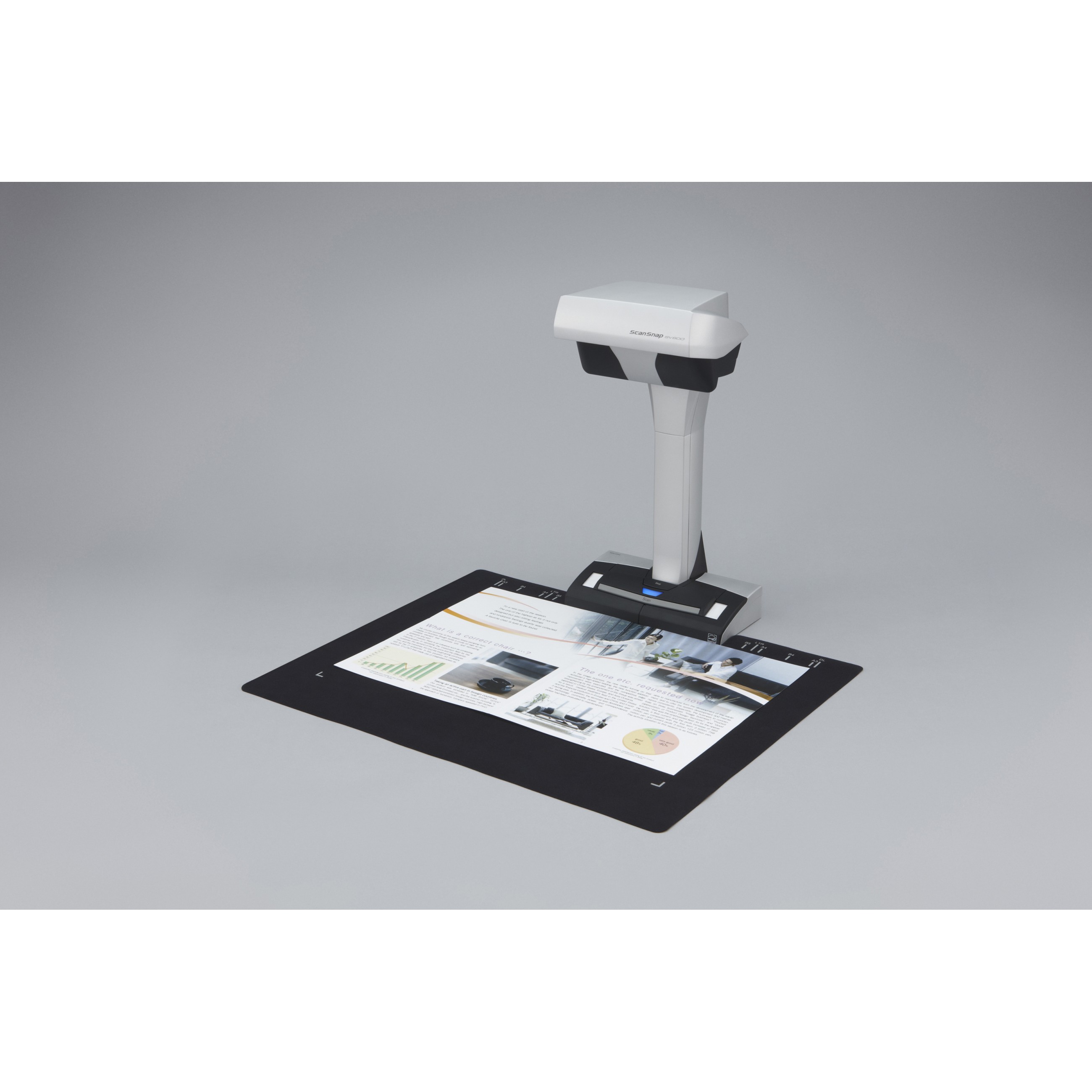Skener FUJITSU ScanSnap SV600 Overhead, 285 x 218 DPI, A3, Crni, Bijeli-1