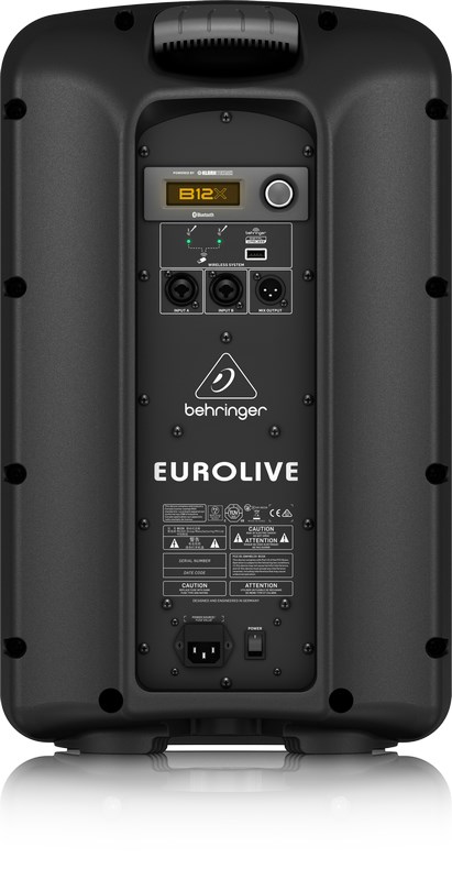 Aktivni zvučnik BEHRINGER B12X (12", 1000W, Bluetooth, DSP)-3