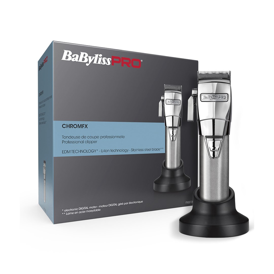 BaByliss CHROMFX CORDLESS CLIPPER Chrome Lithium-6