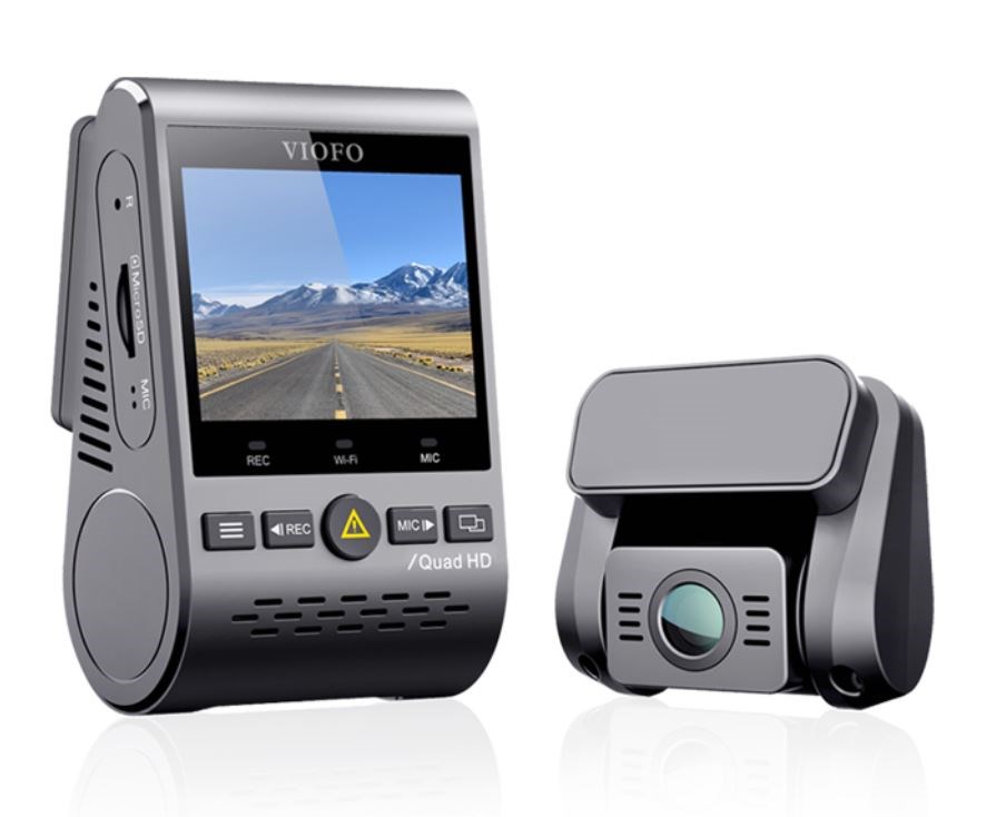 Auto kamera VIOFO A129 Plus Duo (2K + 1080p, GPS, Wi-Fi)-0