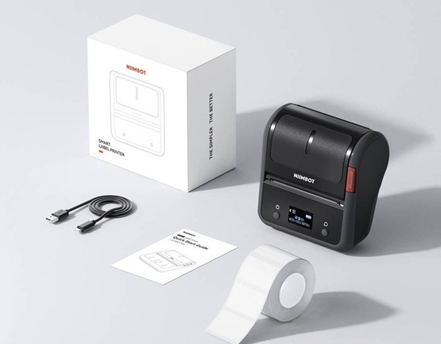 Drukarka Etykiet Niimbot B3S_P grey-2