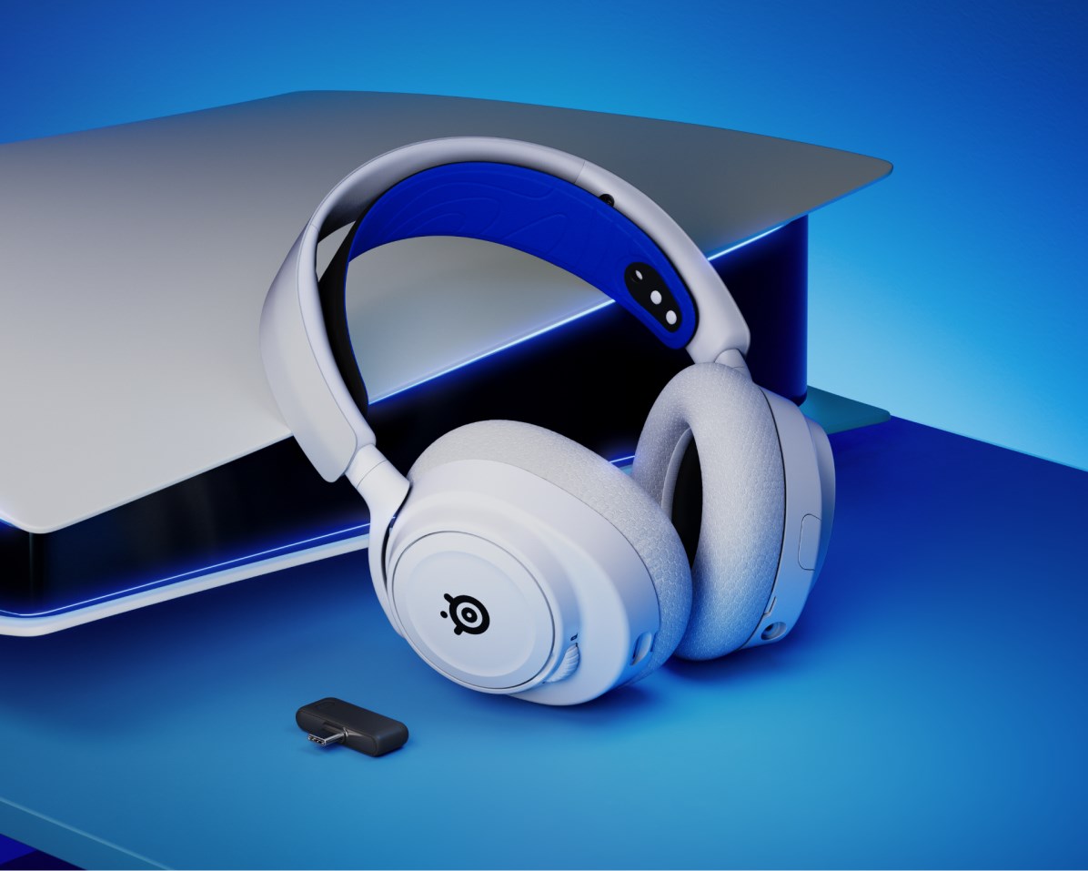Slušalice STEELSERIES Arctis Nova 7P (bežične, Bluetooth, mikrofon, bijele)-2