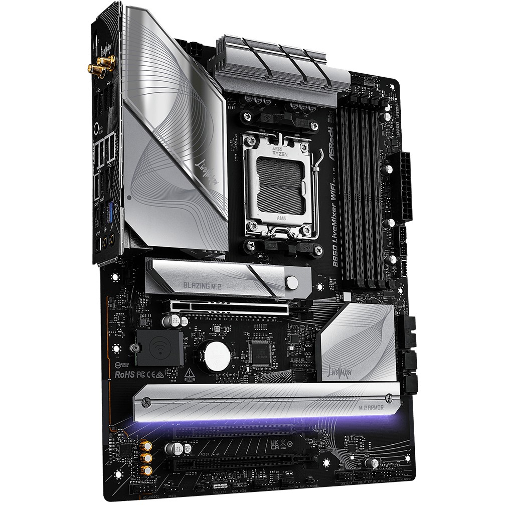 Matična ploča ASROCK B850 LiveMixer WiFi (AMD B850, Socket AM5, ATX)-3