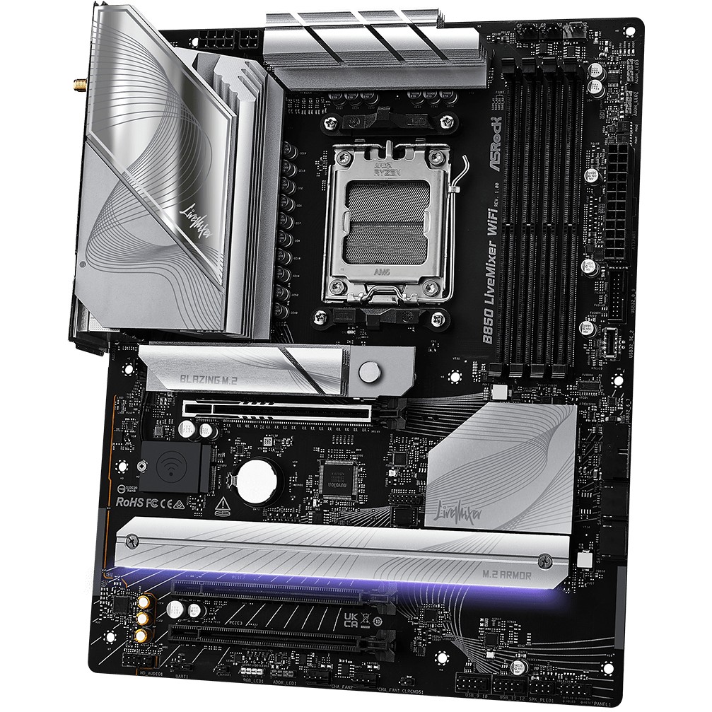 Matična ploča ASROCK B850 LiveMixer WiFi (AMD B850, Socket AM5, ATX)-4