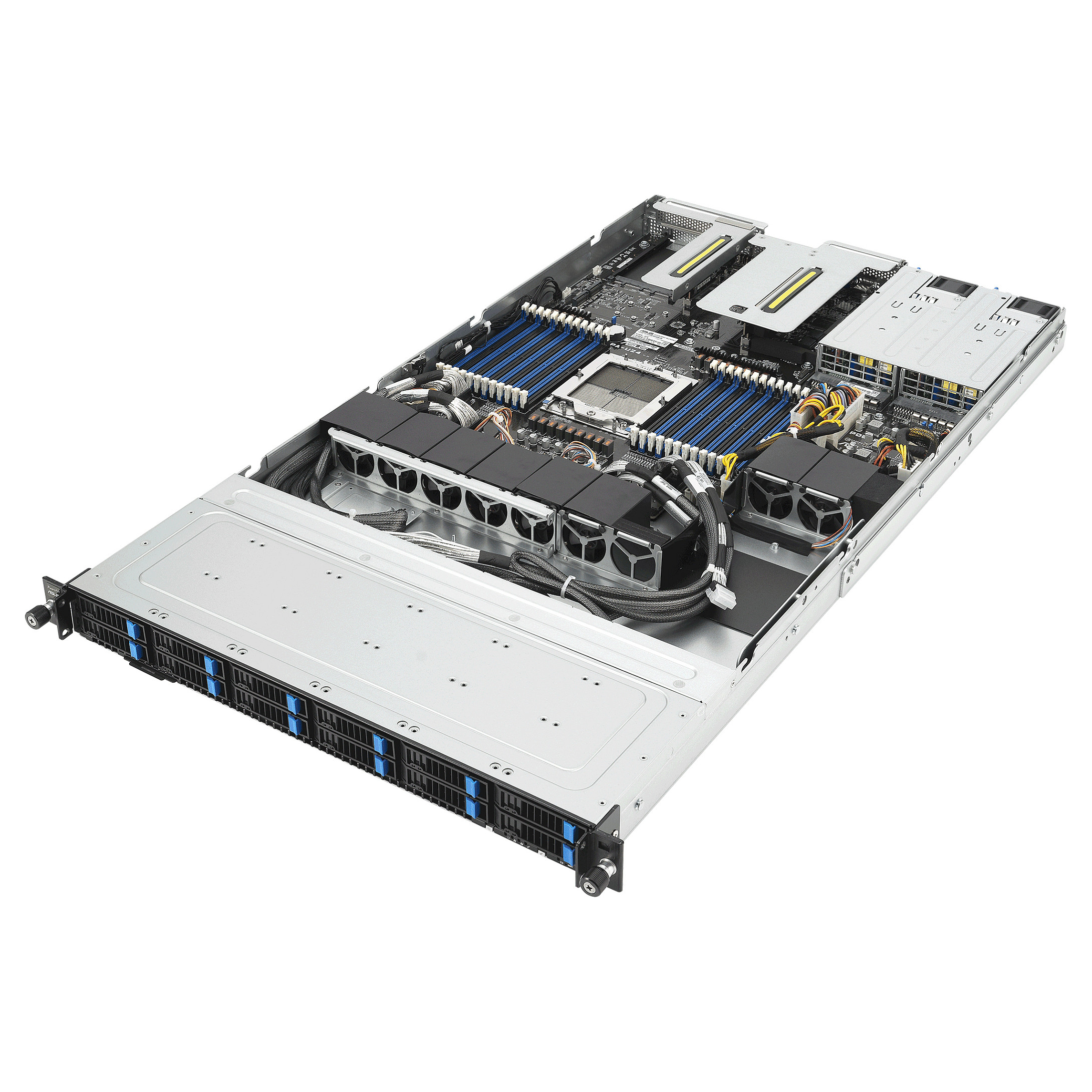 Platforma Asus Rack ASUS RS501A-E12-RS12U (AMD Epyc 9005/9004, 12x NVMe/SATA HS, 2xM.2, 2x1Gbe, IPMI, 1+1 1600W)-6