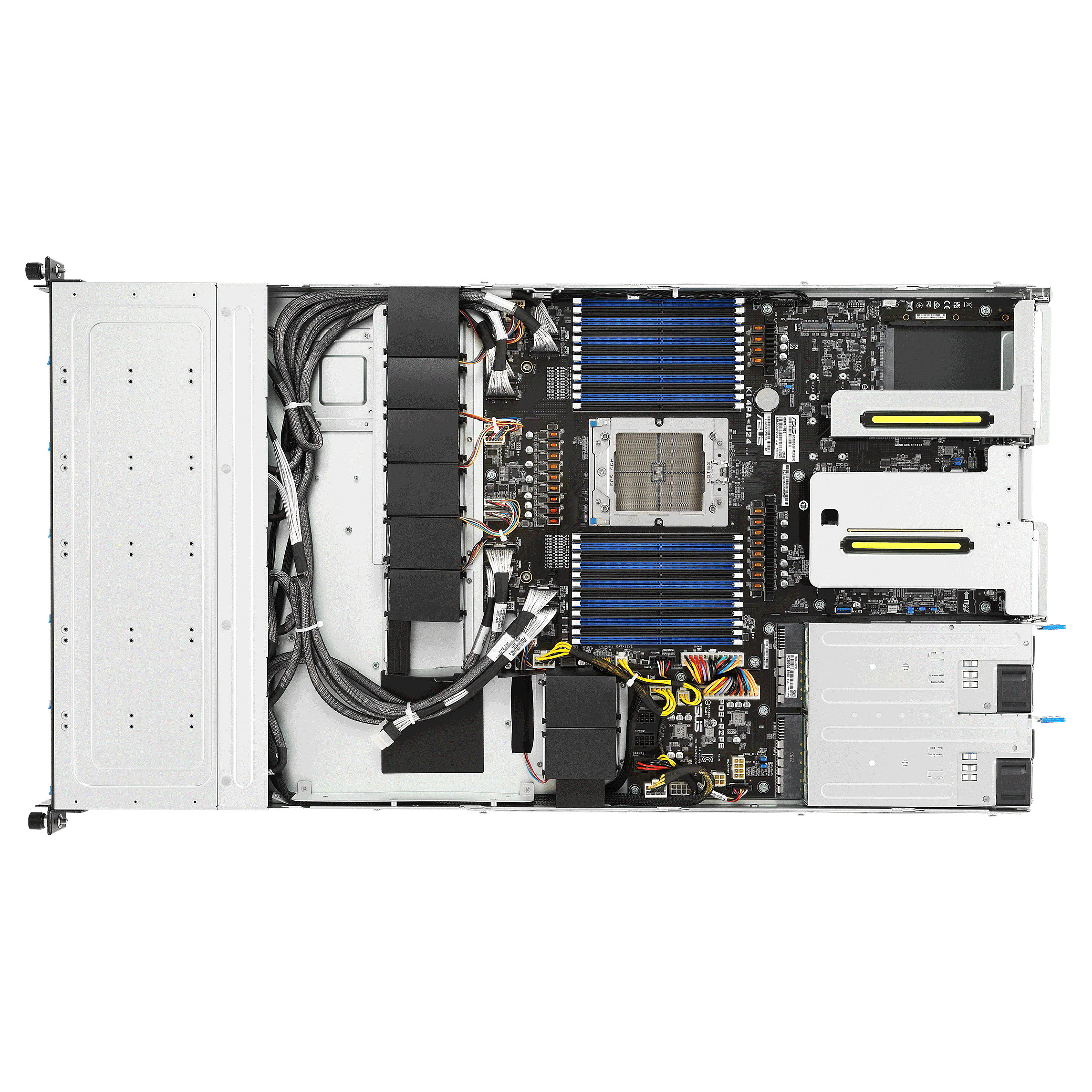 Platforma Asus Rack ASUS RS501A-E12-RS12U (AMD Epyc 9005/9004, 12x NVMe/SATA HS, 2xM.2, 2x1Gbe, IPMI, 1+1 1600W)-8