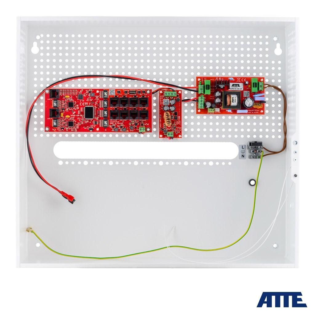 PoE Switch ATTE IPUPS-8-20-H (8x PoE+, 1x Uplink, 120W, s rezervnim napajanjem)-0