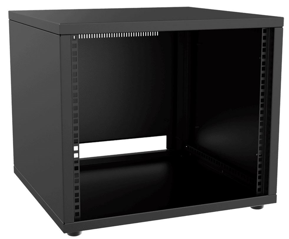 Otvoreni zidni rack ormar CAYMON OPR309A (19", 9U, 500mm dubina, crni)-0