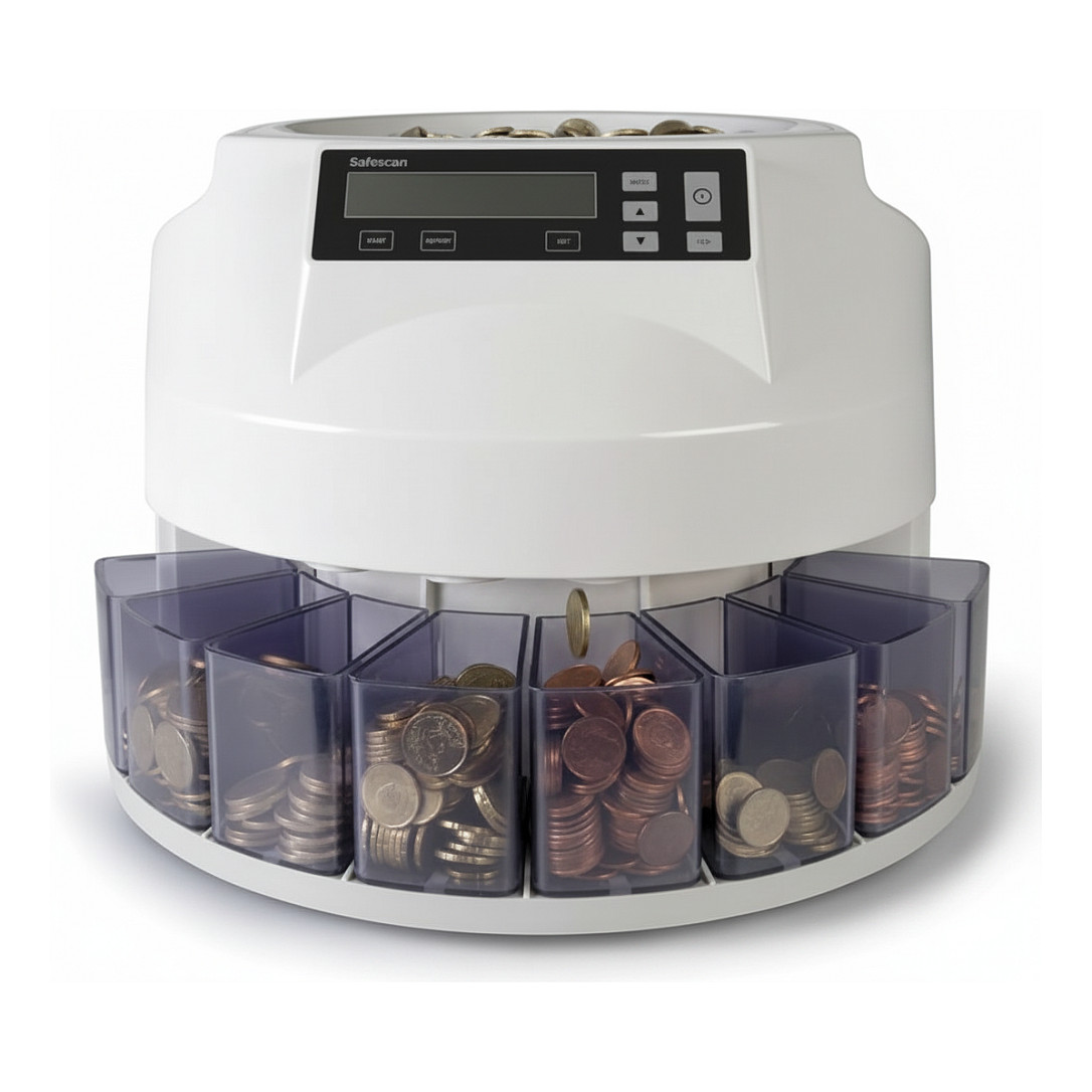 Brojač i sorter kovanica SAFESCAN 1250 EUR (Bijeli)