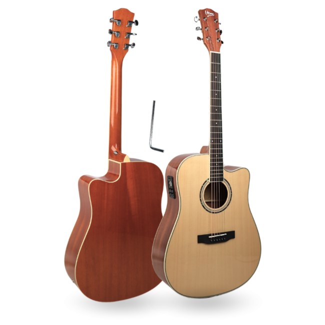 Elektro-akustična gitara V-TONE VEAG1 CE NT (4/4, prirodna boja)-0