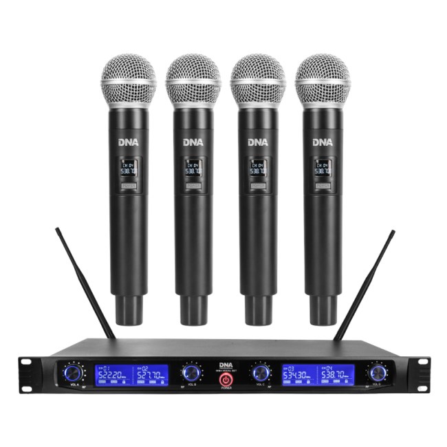 Bežični mikrofonski set DNA PROFESSIONAL WM4 VOCAL SET (4 ručna mikrofona)-0