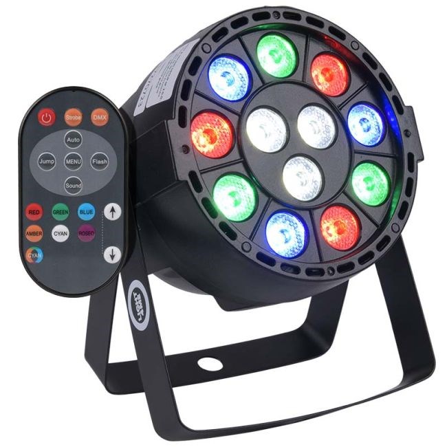 LED PAR reflektor LIGHT4ME P12 RGBW (12x1W)