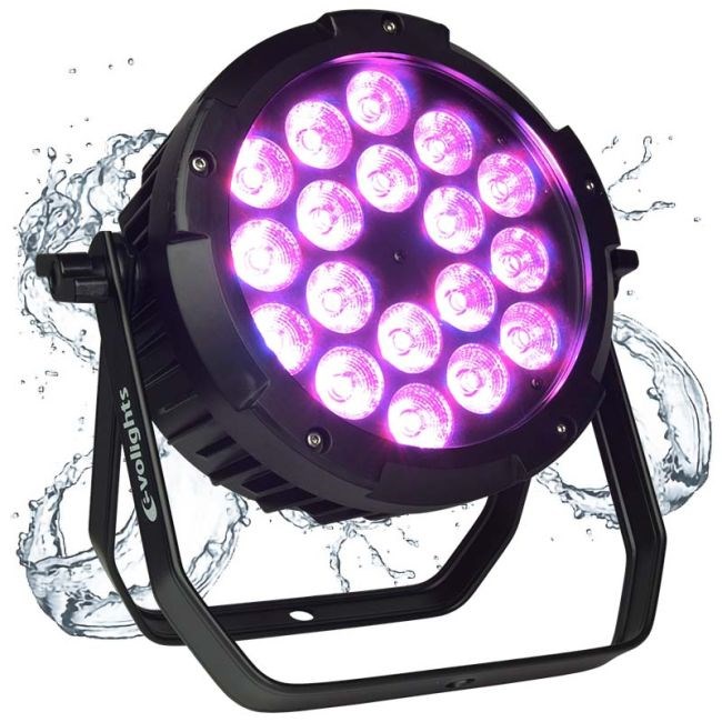 LED PAR reflektor EVOLIGHTS GLAZE PAR IP65 (7x15W RGBW)-0