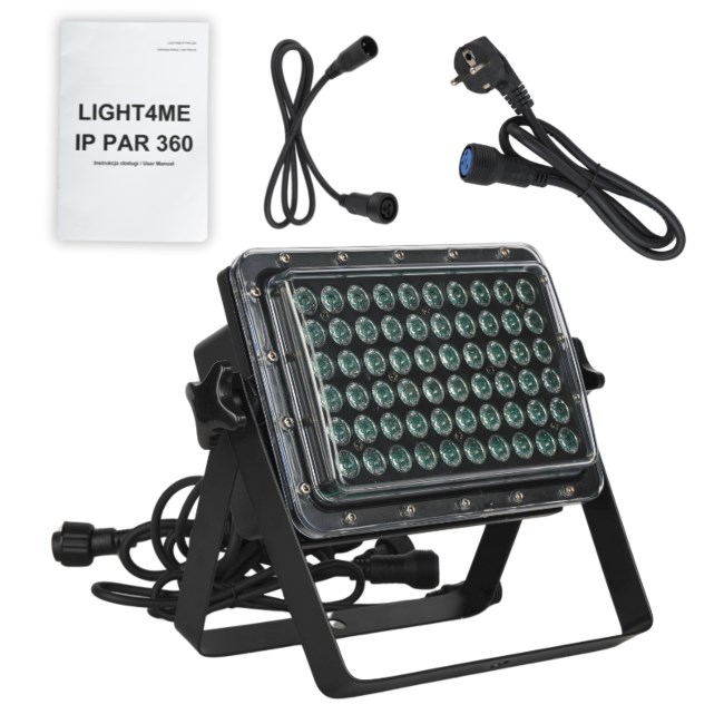LED PAR reflektor LIGHT4ME IP PAR 360 (36x10W RGBW, IP65)-0