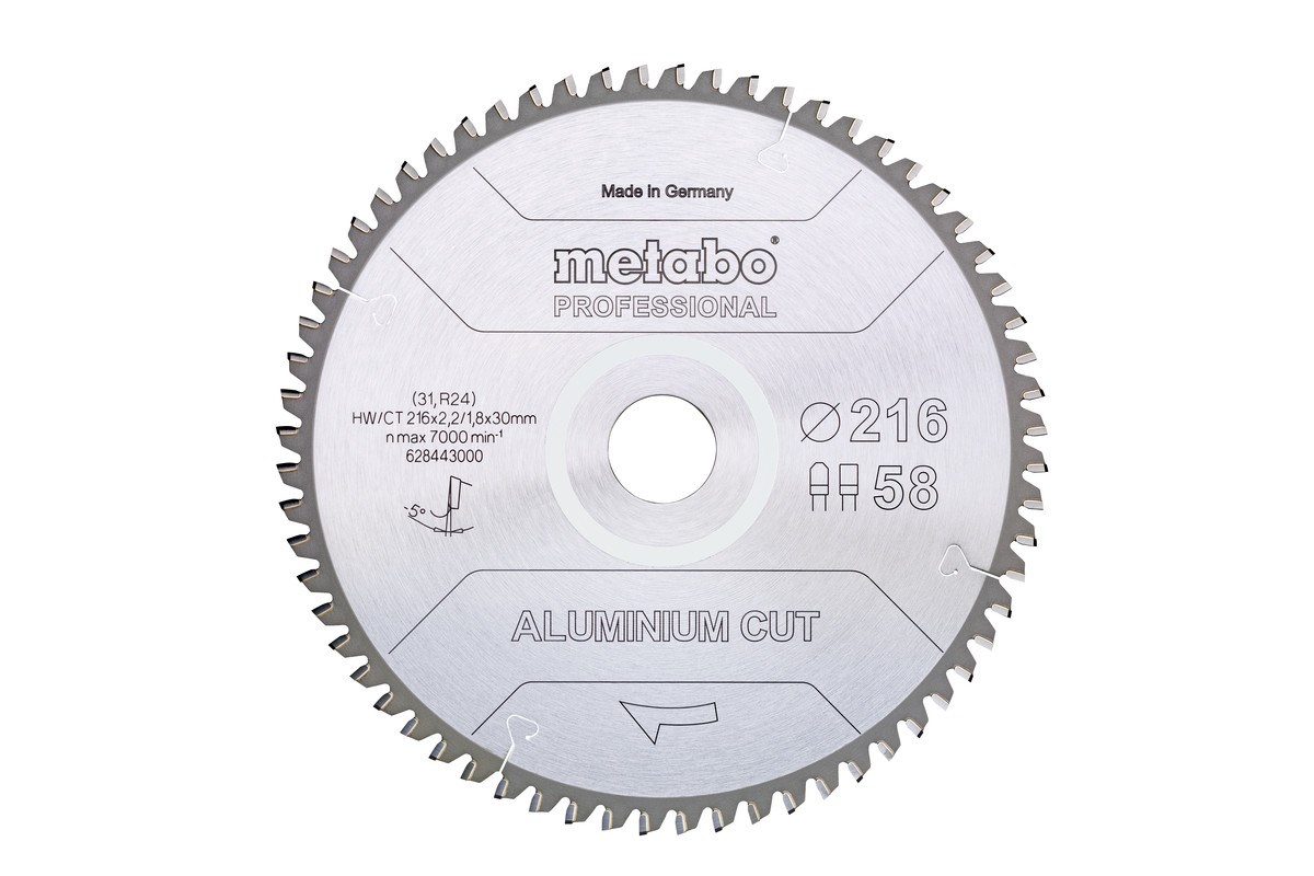 List kružne pile METABO Precision Cut Wood - Classic 216x30mm Z40-0