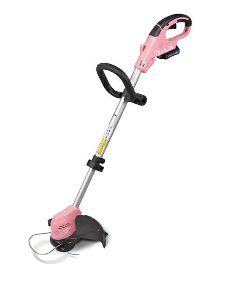 Akumulatorski trimer za travu MAKITA UR100DSAP (12V, 1x 2.0Ah, roza boja)