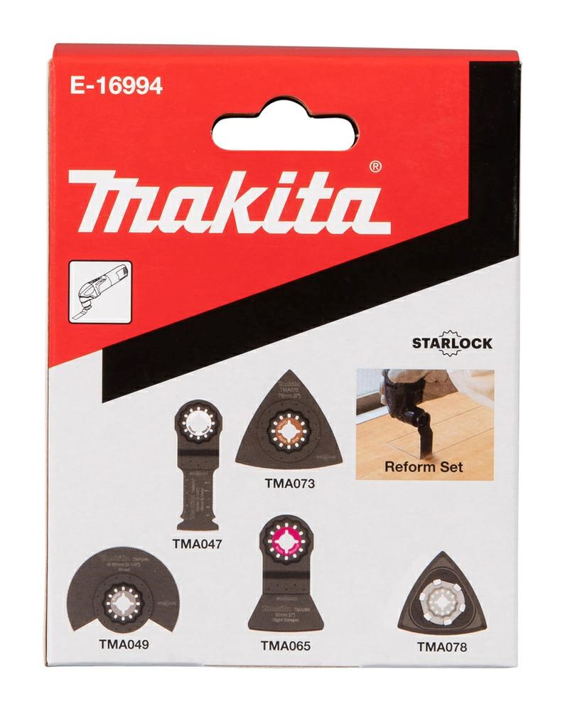 Set pribora za višenamjenski alat MAKITA B-67072, 5 komada-0