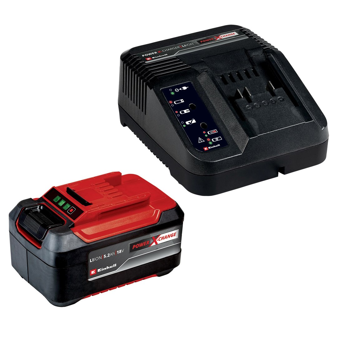 Starter set EINHELL Power X-Change 18V 52 Ah (baterija i punjač)-0