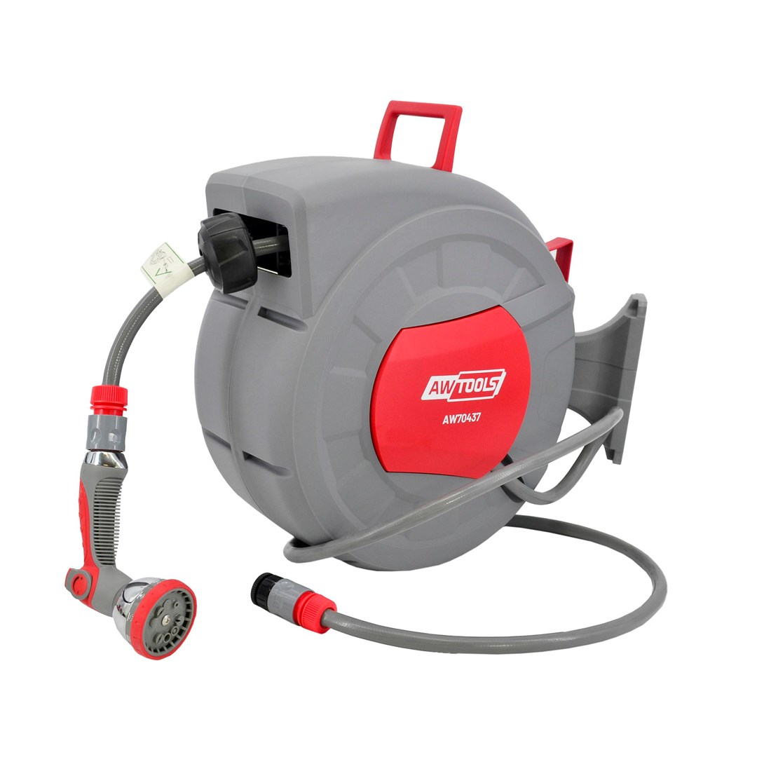 Automatski kolut za vrtno crijevo AWTOOLS 1/2" 15m-0