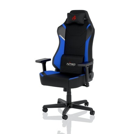 Gaming stolica NITRO CONCEPTS X1000 (tkanina, crno-plava)-2