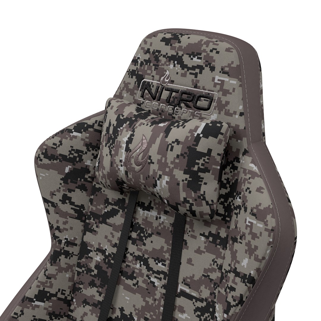 Gaming stolica NITRO CONCEPTS S300 (Stealth Black, tkanina)-6