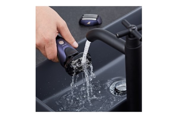 Trimer za bradu PANASONIC ES-LV67-A803 (baterijski, Wet & Dry, crna, ljubičasta)-4