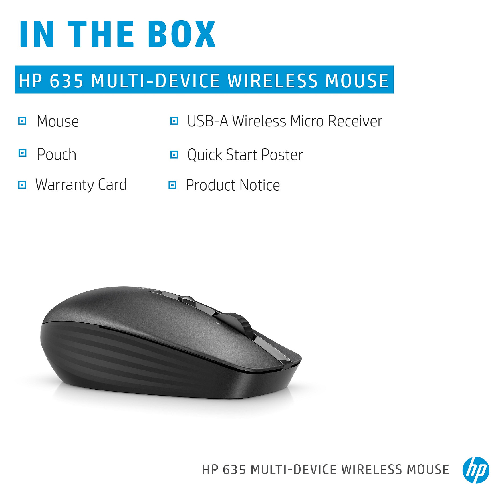 Bežični miš HP 635 Multi-Device (Povezivanje s 3 uređaja, 4000 DPI, do 12 mj. baterije)-2