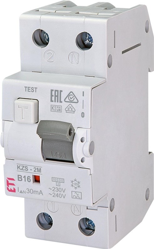 Residual Current Circuit Breaker B 16A 1P+N 2M 30MA A 10KA-0