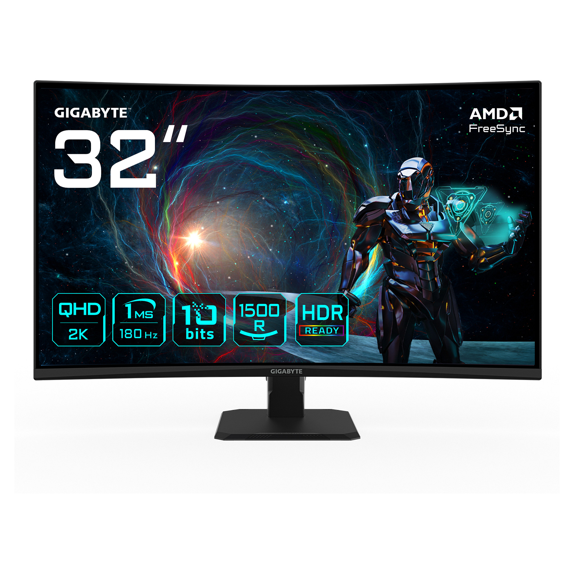 Monitor GIGABYTE GS32QCA (31.5" QHD, 180 Hz, 1 ms, FreeSync, HDMI/DP)-19