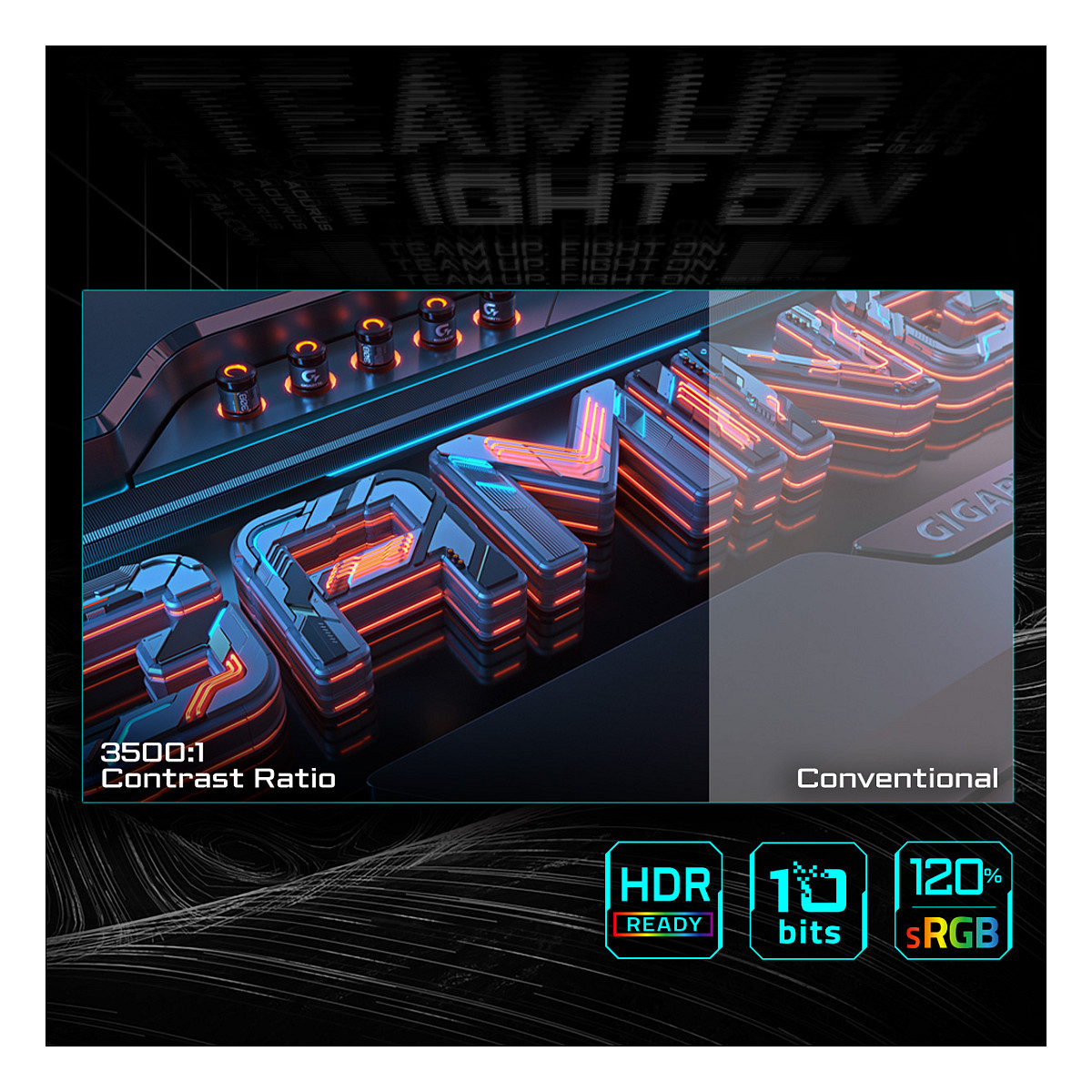 Monitor GIGABYTE GS32QCA (31.5" QHD, 180 Hz, 1 ms, FreeSync, HDMI/DP)-32