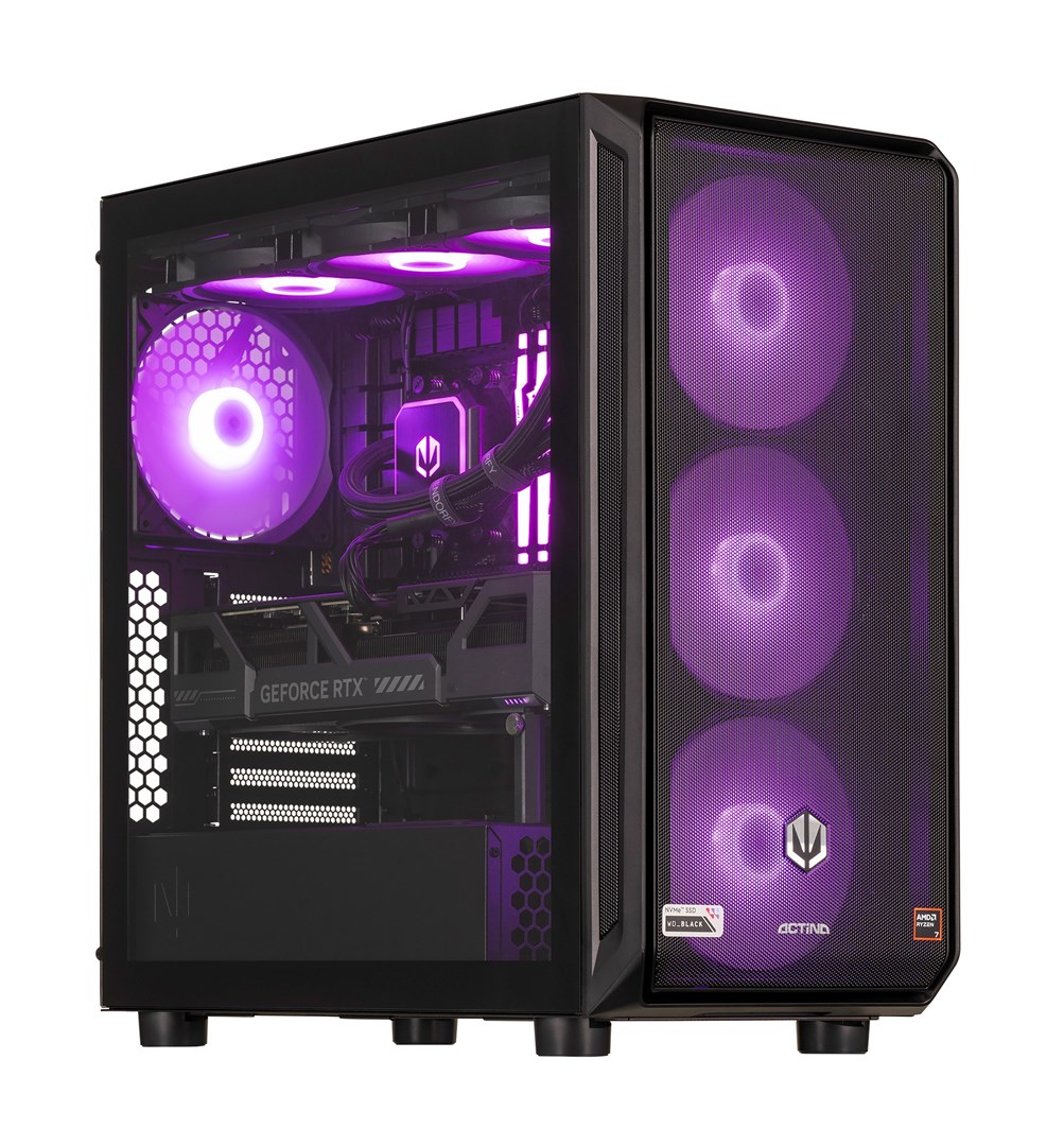 Računalo ACTINA 5901443414599 (AMD Ryzen™ 7 7700X, 32 GB DDR5-SDRAM, 2 TB SSD, NVIDIA GeForce RTX 5070 Ti, Midi Tower)-0